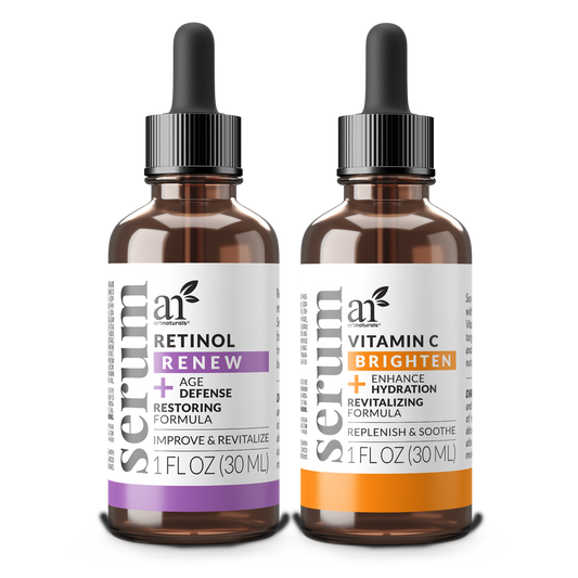 Serum Duo set with Vitamin C, & Retinol