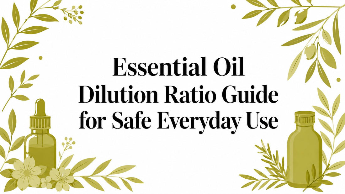 Essential Oil Dilution Ratio Guide for Safe Everyday Use