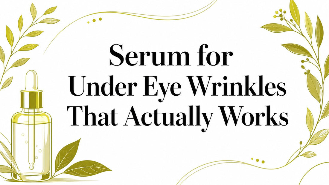 Serum for Under Eye Wrinkles That Actually Works