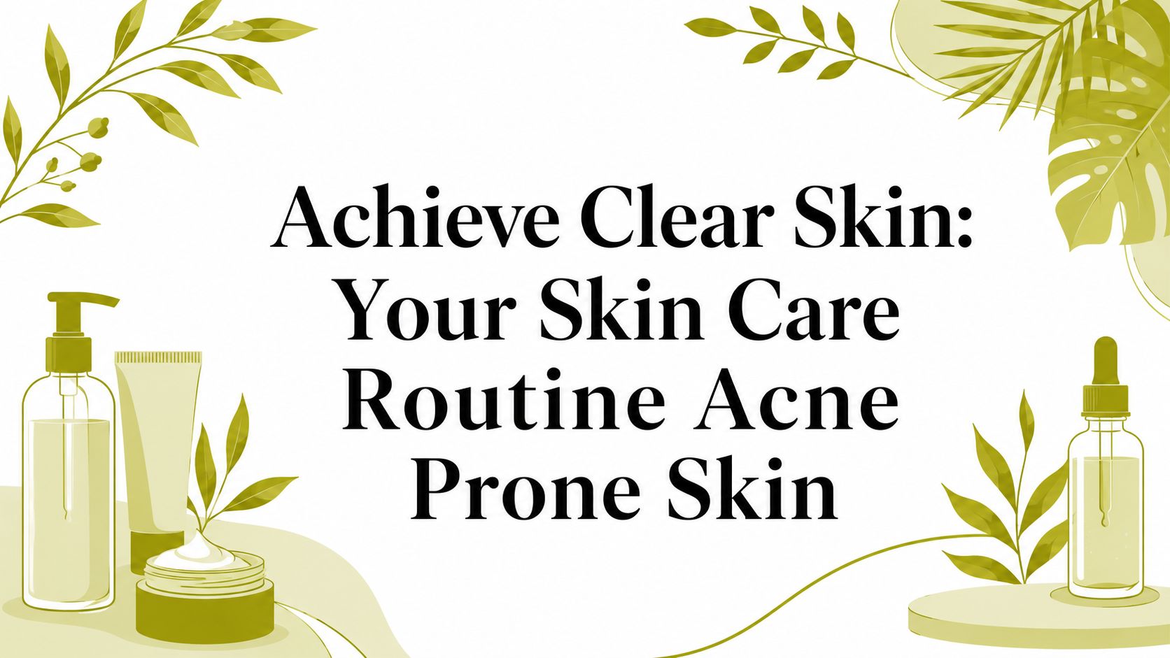 Achieve Clear Skin: Your Skin Care Routine Acne Prone Skin ...