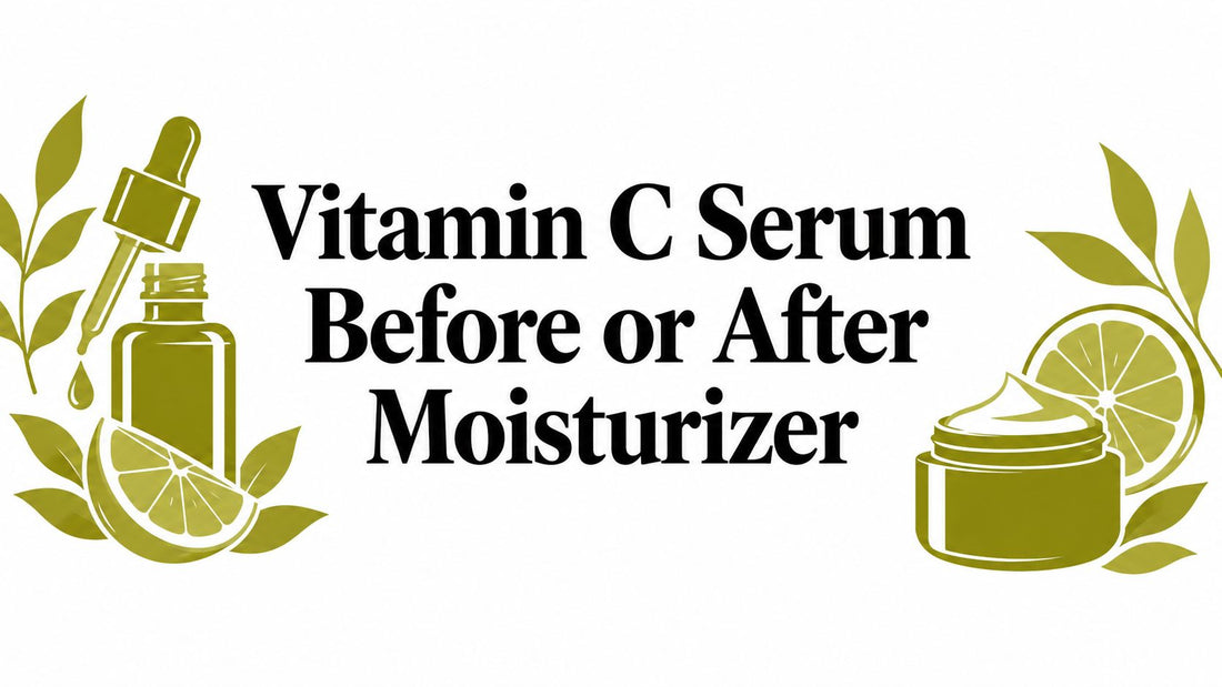 Vitamin C Serum Before or After Moisturizer