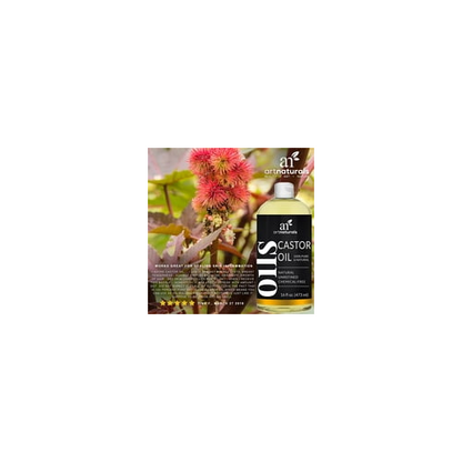 Organic Castor Oil  100% Pure Unrefined Oil, 16oz