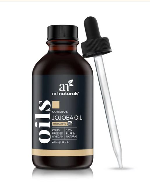 OIL - 4oz - Jojoba Oil Organic - In Box w/ Dropper - Website
