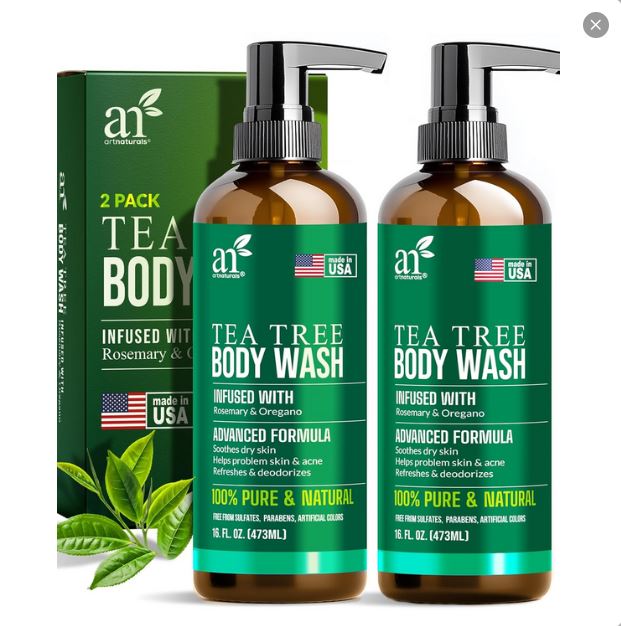 Tea Tree Body Wash Duo, 2x16 oz