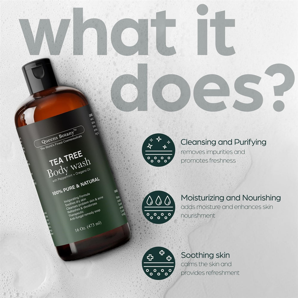 Tea Tree Body Wash Duo, 2x16 oz