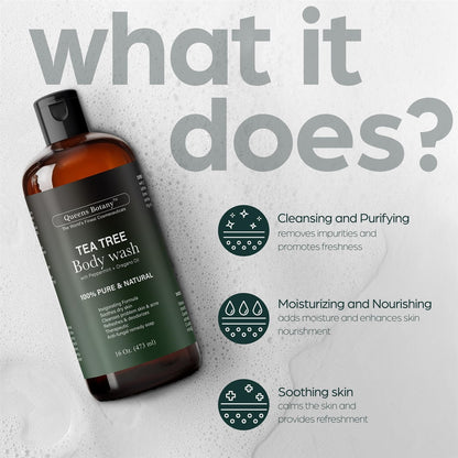 Tea Tree Body Wash Duo, 2x16 oz