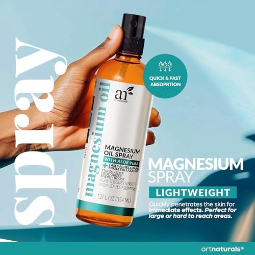 Magnesium Oil and Spray with Aloe Vera Duo Set packaging