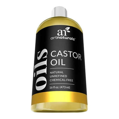 Organic Castor Oil  100% Pure Unrefined Oil, 16oz