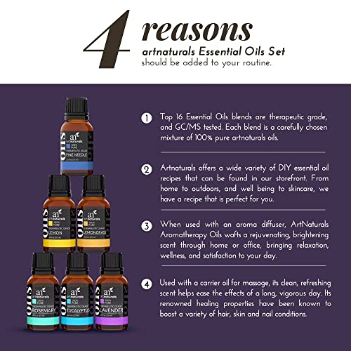 artnaturals Top 16 Essential oils X10ml secondary product view