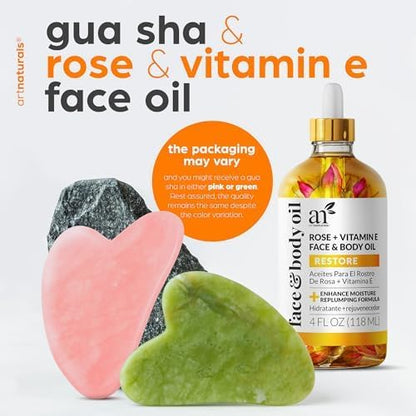 Vitamin E Bio Oil + Gua Sha Facial Tools Set