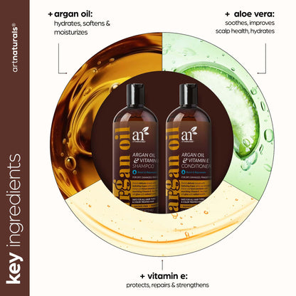 artnaturals Gold Morrocan Argan oil & Olive Oil Hair Growth therapy Shampoo & Conditioner Duo additional product detail
