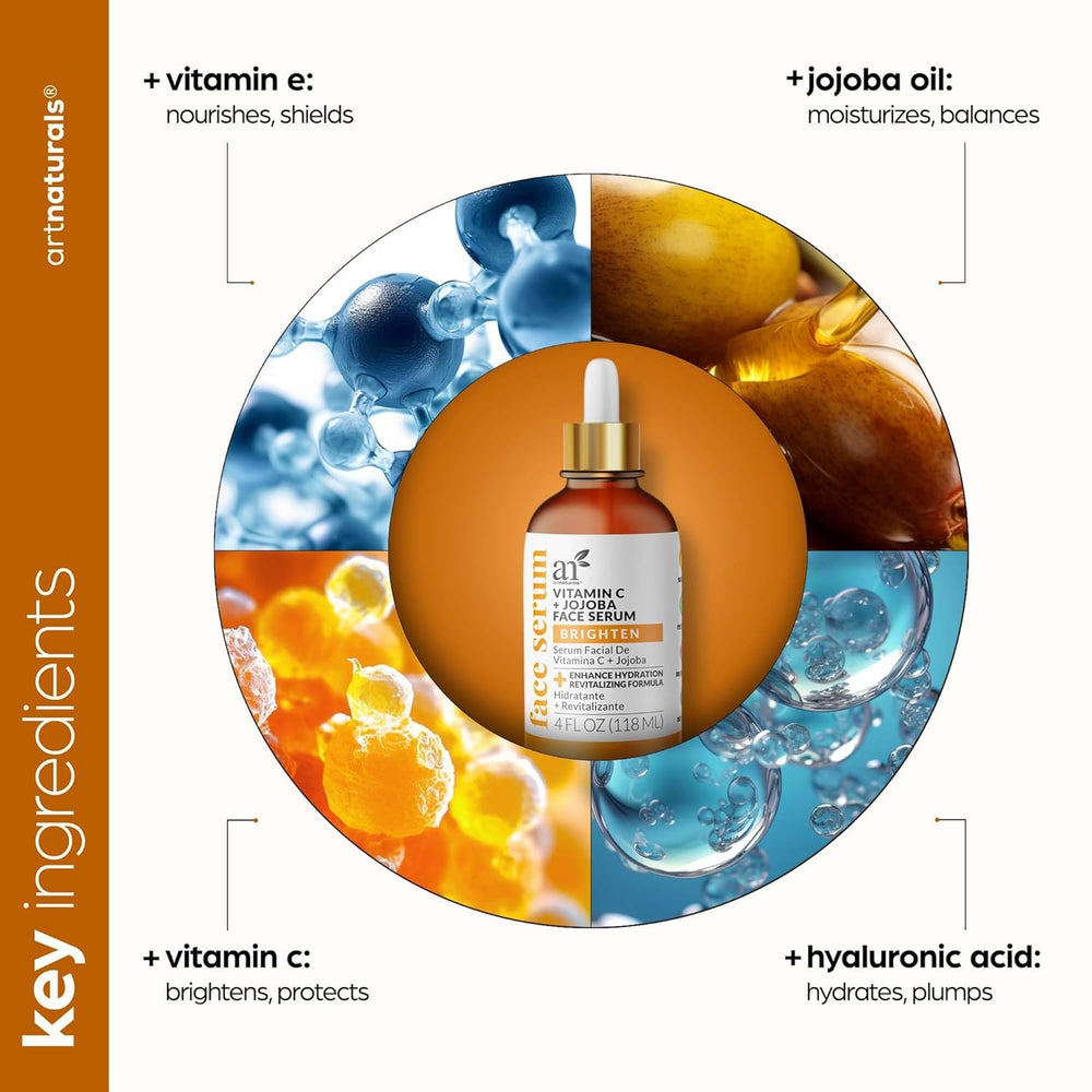 Vitamin C and Jojoba Face Serum, product detail