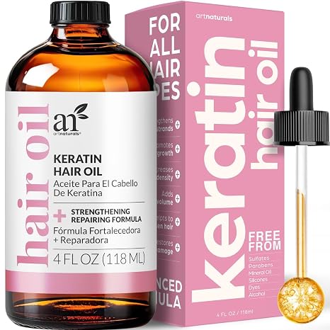 Keratin Strengthening Hair Oil, 4 oz