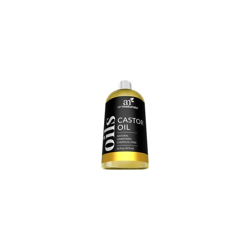 Organic Castor Oil  100% Pure Unrefined Oil, 16oz