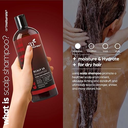 artnaturals Argan Oil Scalp 18 Coal Tar Shampoo additional product detail