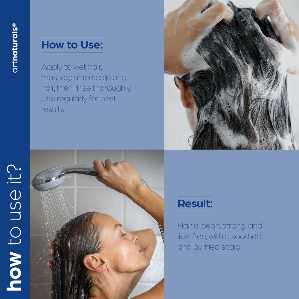 Lice Prevention Shampoo, packaging