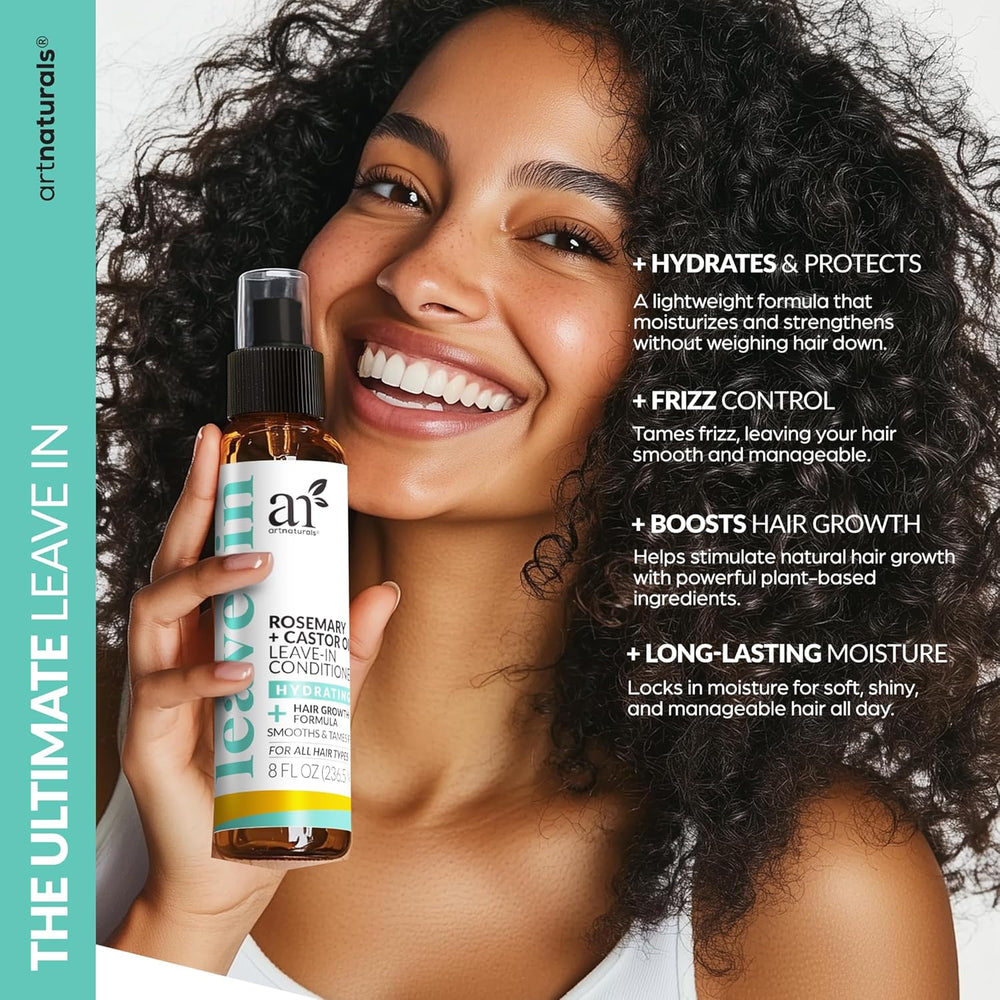 Rosemary and Castor Oil Leave-In Conditioner, product detail