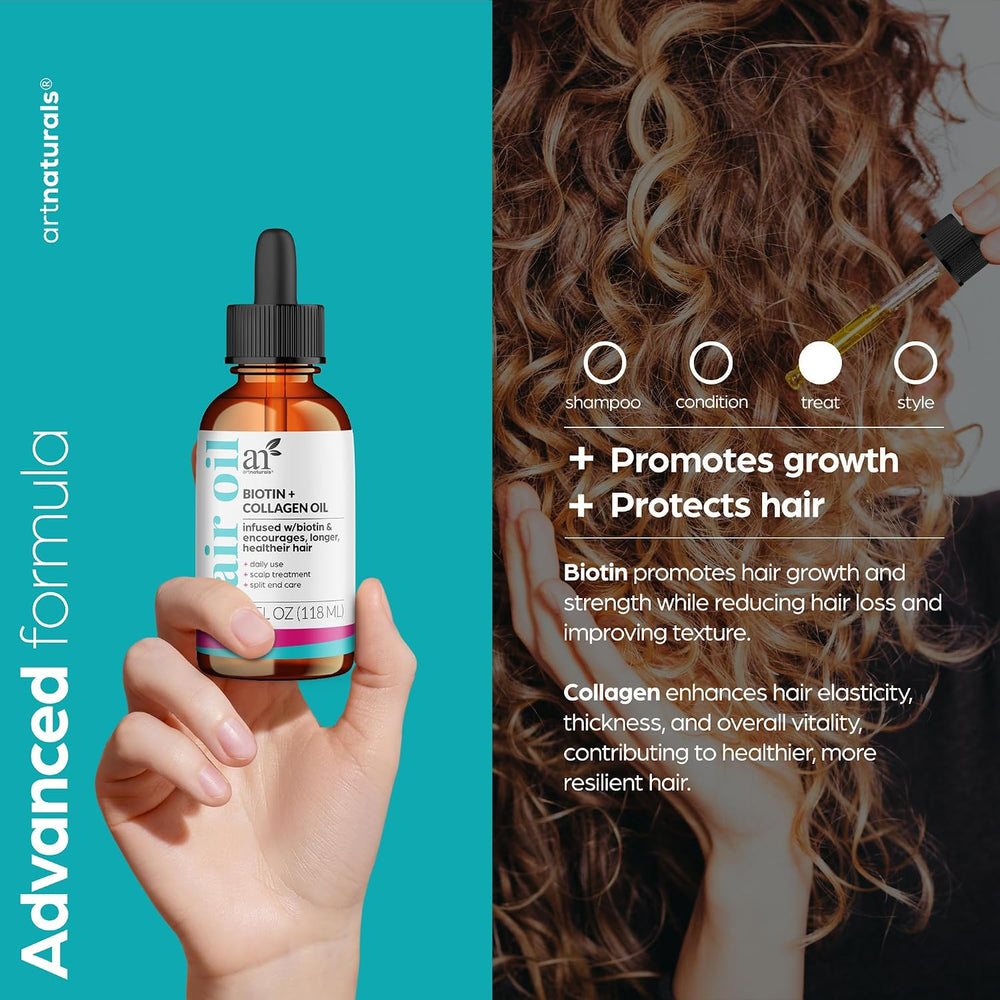 Biotin and Collagen Hair Oil, alternate view