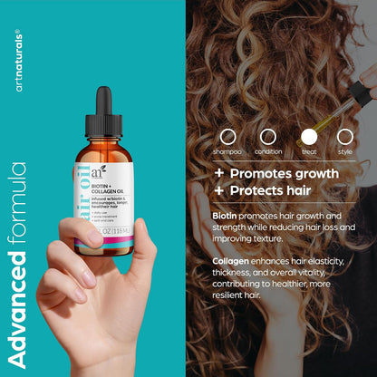 Biotin & Collagen Hair Oil, 4oz