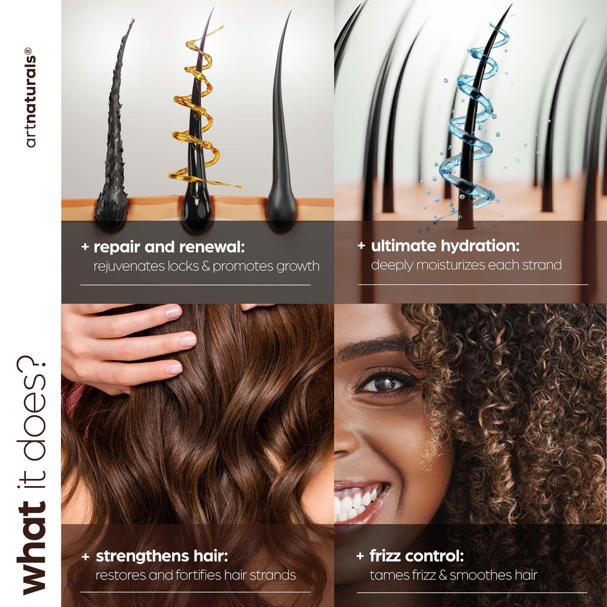 Gold Morrocan Argan oil & Olive Oil Hair Growth therapy Shampoo & Conditioner Duo - secondary image 4