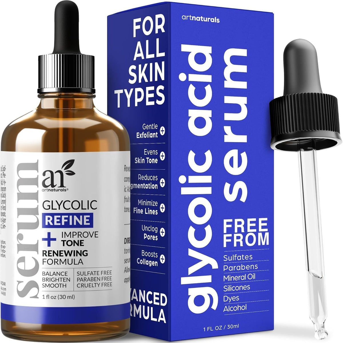 Glycolic Acid Serum, 1 oz bottle, main view