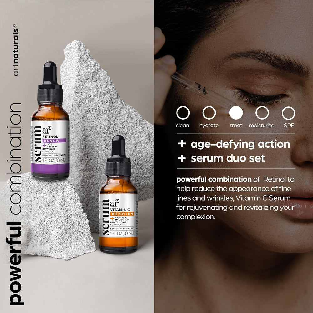 Retinol and Vitamin C Serum gift set, alternate view
