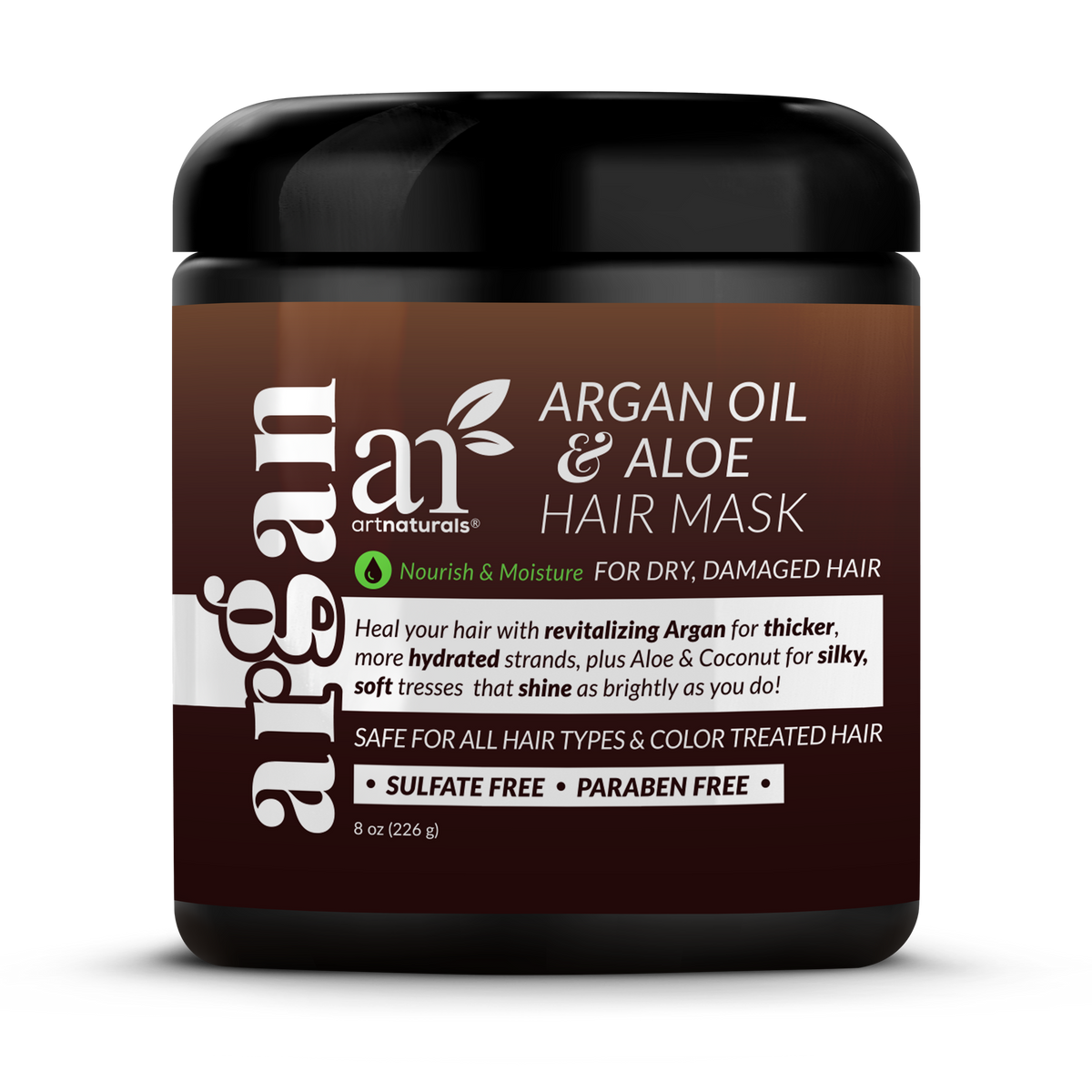 Argan Oil Hair Mask, 8 oz jar