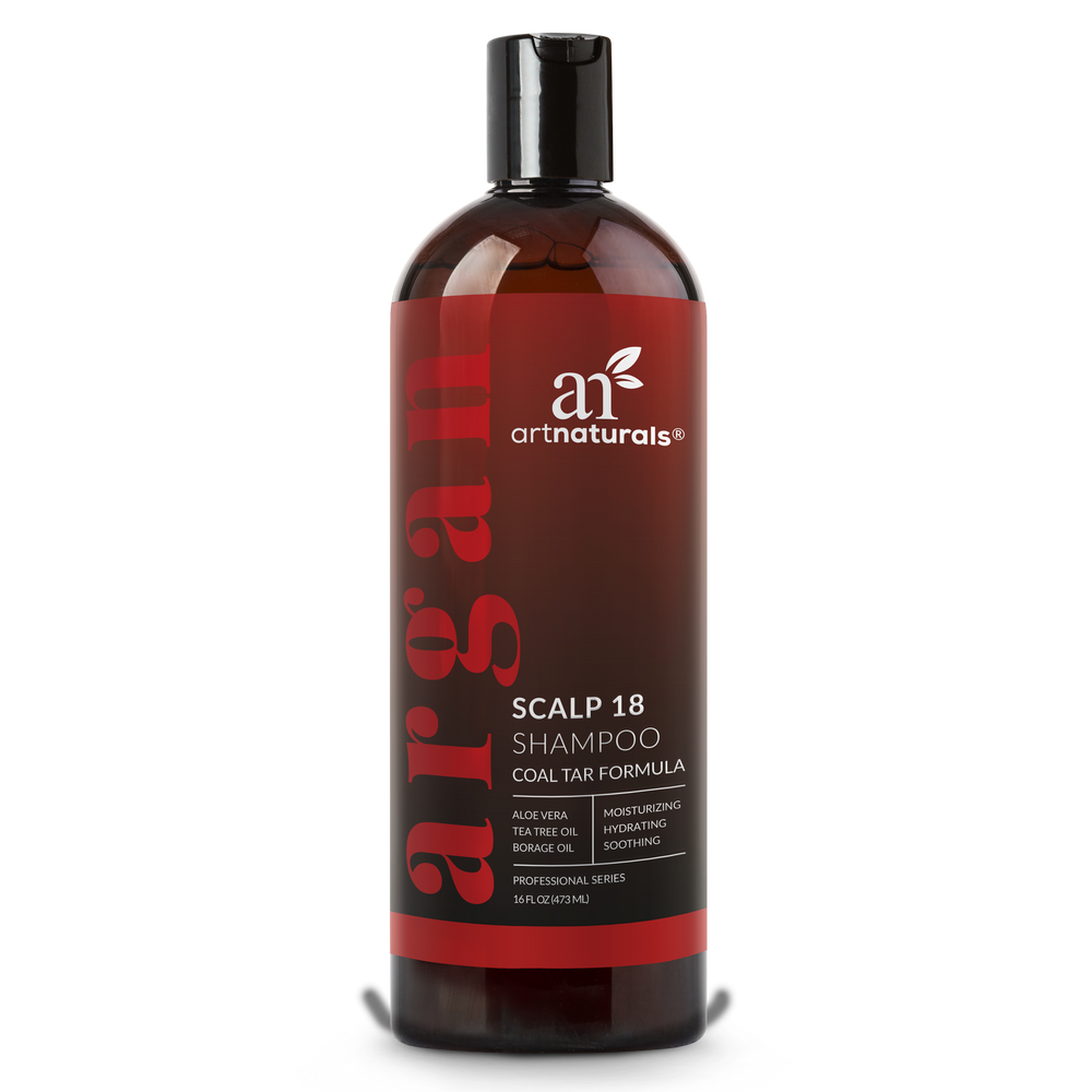 Argan Oil Scalp 18 Coal Tar Shampoo, 16 oz bottle