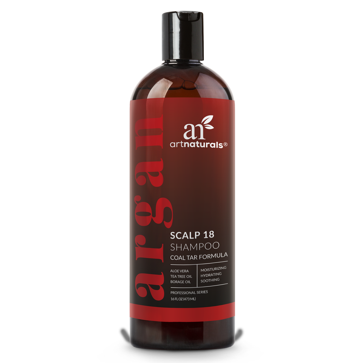 Argan Oil Scalp 18 Coal Tar Shampoo, 16 oz bottle