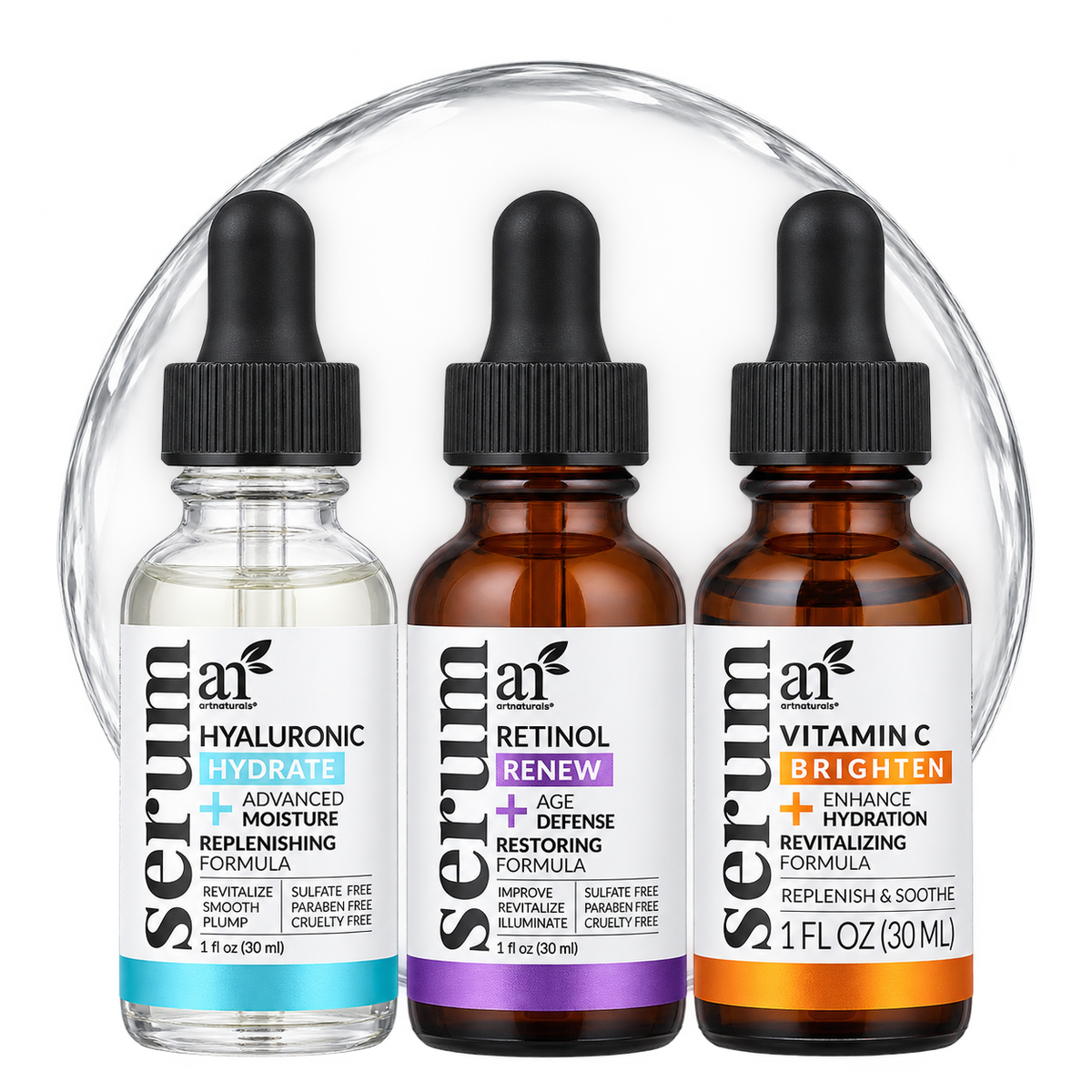 Anti-Aging Serum Trio Set, 3x1oz