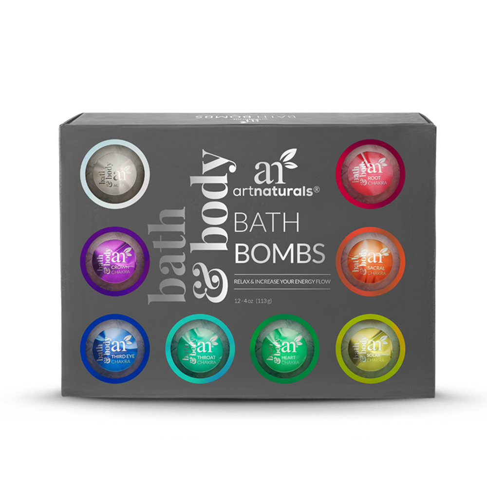 Bath Bomb 12 pack set, 4 oz each
