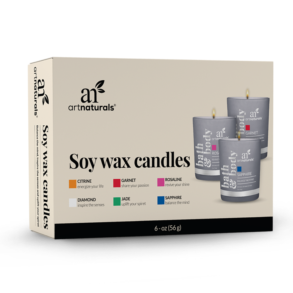 Candle Set, 6 scented candles
