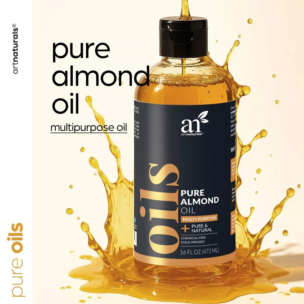 Sweet Almond Pure Oil, 16 oz
