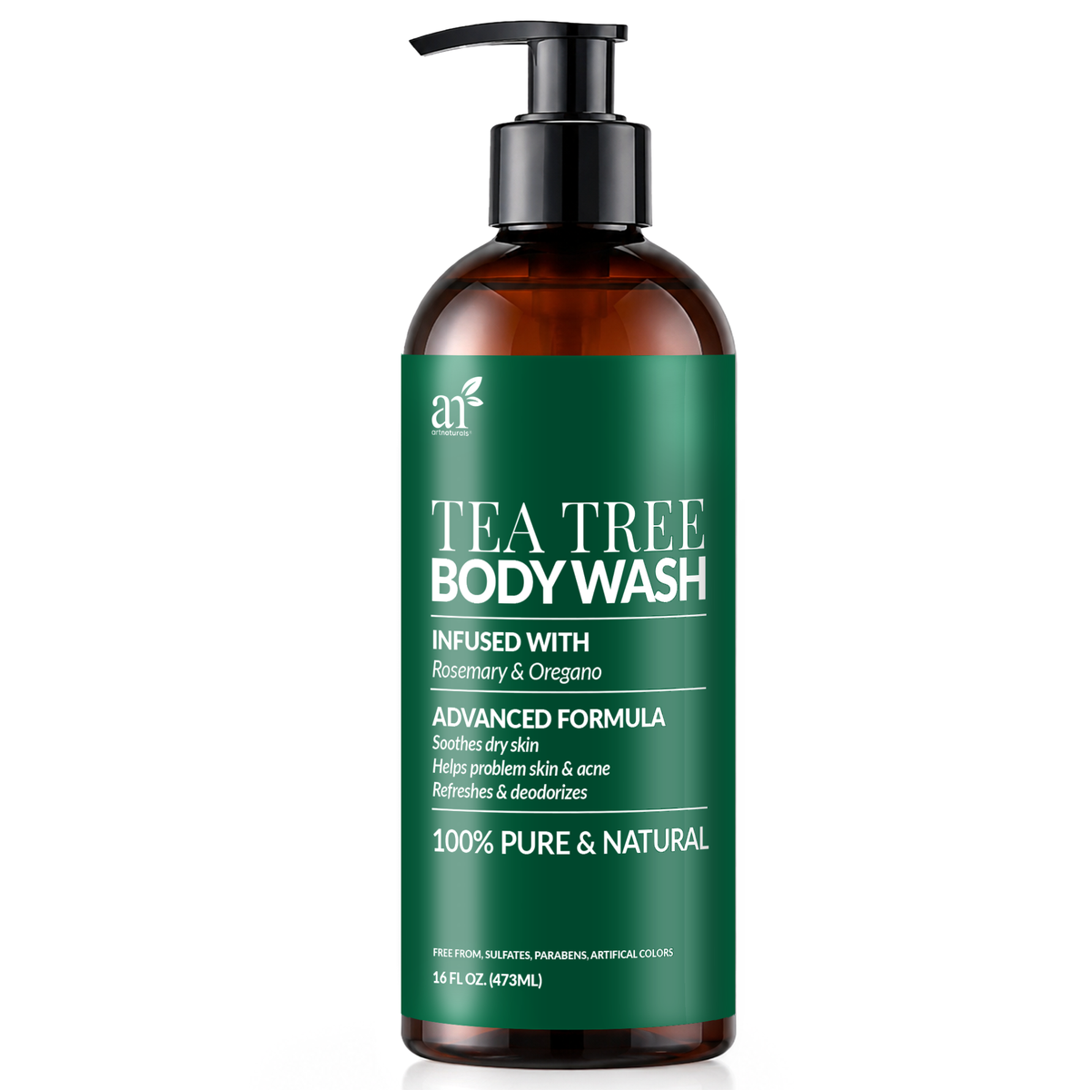Tea Tree Body Wash, 16 oz bottle, main view