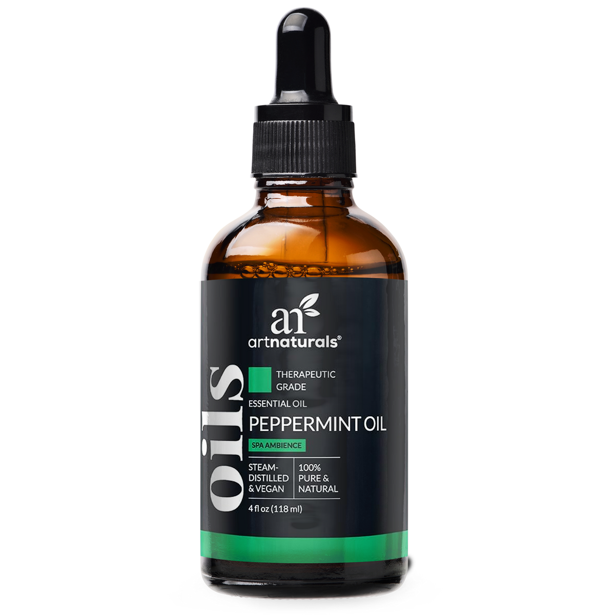 Peppermint Essential Oil, 4 oz bottle with box