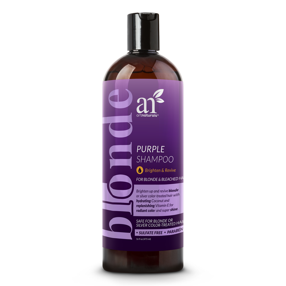 Purple Shampoo for blonde and silver hair, 16 oz bottle