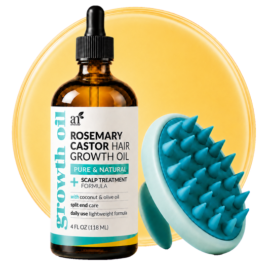 Rosemary & Castor Hair Growth Oil Kit, 4oz