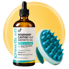Rosemary & Castor Hair Growth Oil Kit, 4oz